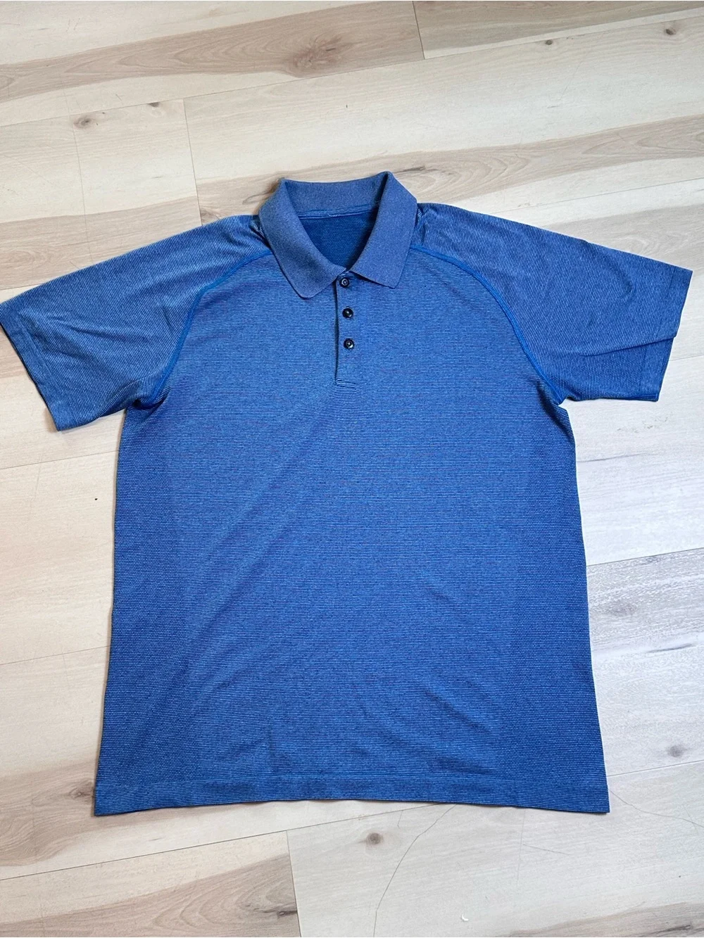 Lululemon Metal Vent Tech Polo Mens L Short Sleeve Collared Golf Gym Lightweight - Picture 1 of 10